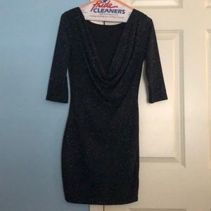 Windsor Dresses - Sparkly, Navy Blue Party Dress Windsor Dresses - Sparkly, Navy Blue Party Dress